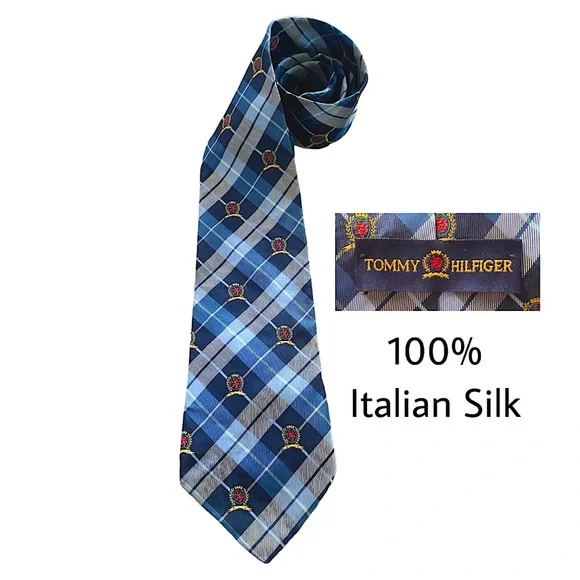 Tommy Hilfiger Italian Silk Necktie 58” - Picture 1 of 5